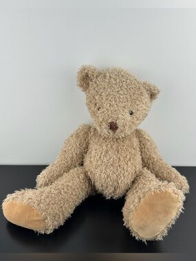 Moulin Roty Rare Classic Brown Tan Teddy Bear 12" Plush Stuffed Animal